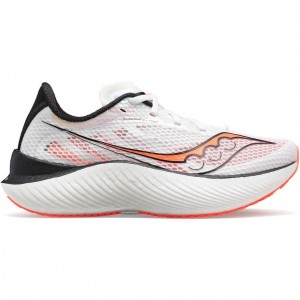 White Men's Saucony Endorphin Pro 3 Running Shoes | SG-QUPMH