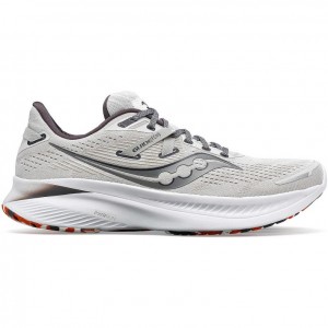 White Men's Saucony Guide 16 Running Shoes | SINGAPORE-MQETY