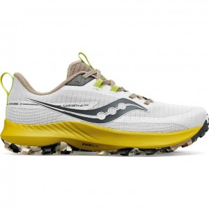 White Men's Saucony Peregrine 13 Trail Running Shoes | SINGAPORE-OEXMW