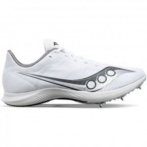 White Men's Saucony Velocity MP Running Shoes | SG-JDAFG