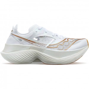 White Women's Saucony Endorphin Elite Running Shoes | SINGAPORE-QOKIV