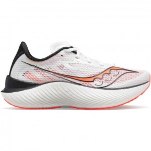 White Women's Saucony Endorphin Pro 3 Running Shoes | SINGAPORE-LZCXB