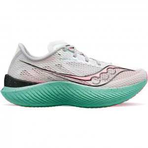 White Women's Saucony Endorphin Pro 3 Running Shoes | SINGAPORE-XCAKF