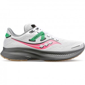 White Women's Saucony Guide 16 Running Shoes | SG-VLDZF