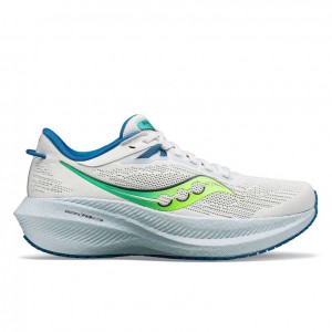 White Women's Saucony Triumph 21 Running Shoes | SG-JNUAP