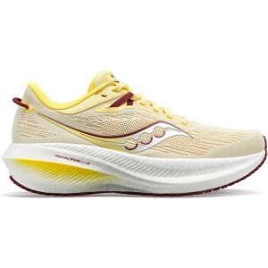 Yellow Women's Saucony Triumph 21 Running Shoes | SINGAPORE-UCNQZ