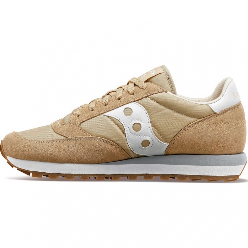 Beige Women's Saucony Jazz Original Sneakers | SG-COWVZ