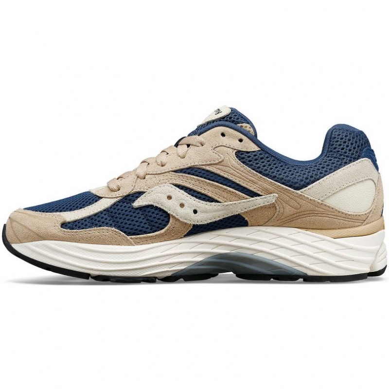 Beige / Blue Men's Saucony ProGrid Omni 9 Premium Sneakers | SG-THSCV