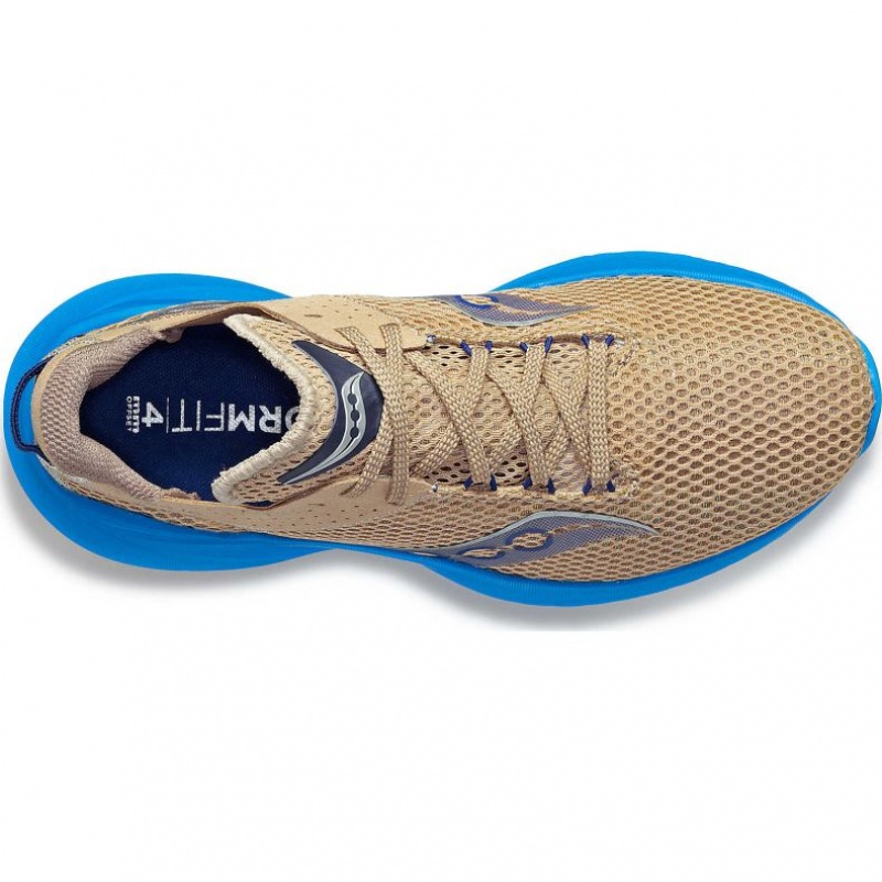 Beige / Blue Women's Saucony Kinvara 14 Running Shoes | SG-CAKZB