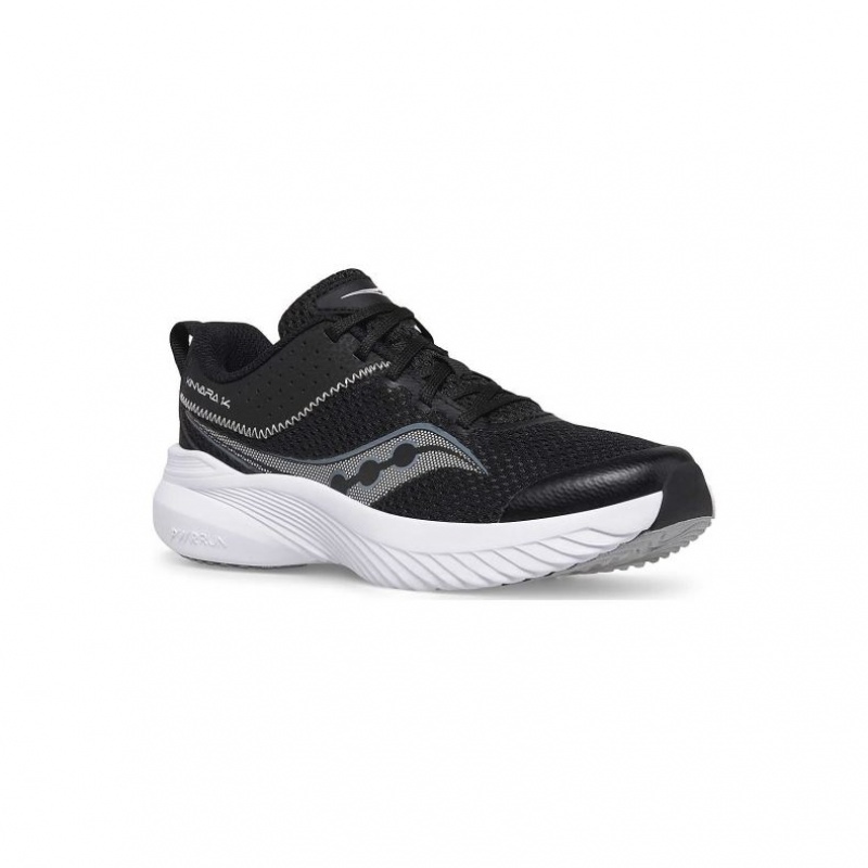 Black Big Kids' Saucony Kinvara 14 Sneakers | SG-JFRPU