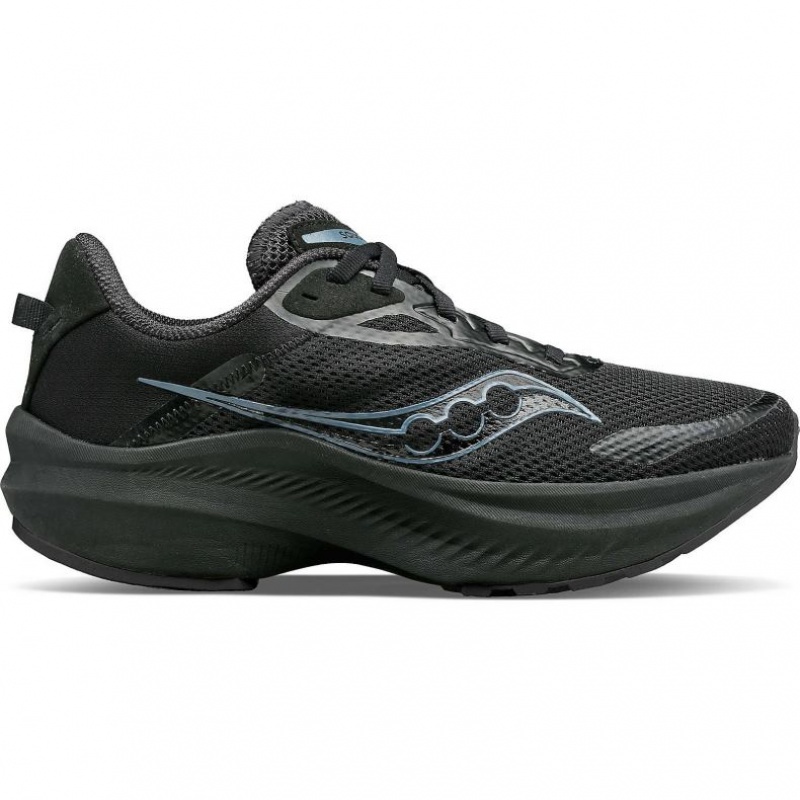 Black Men\'s Saucony Axon 3 Running Shoes | SG-XOCPT