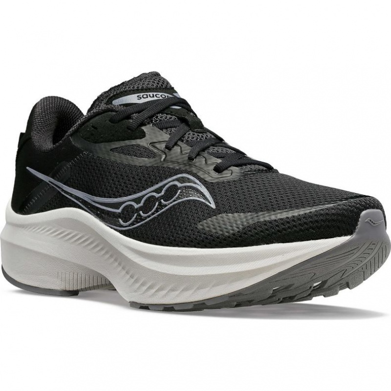 Black Men's Saucony Axon 3 Running Shoes | SG-PESZR