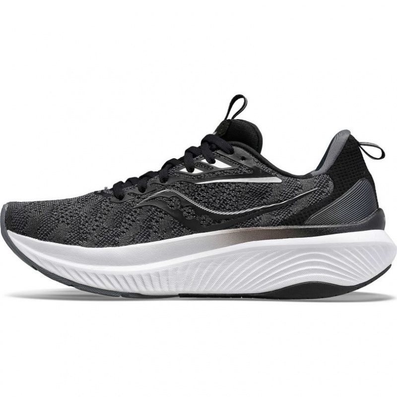 Black Men's Saucony Echelon 9 Wide Running Shoes | SINGAPORE-WLAPY