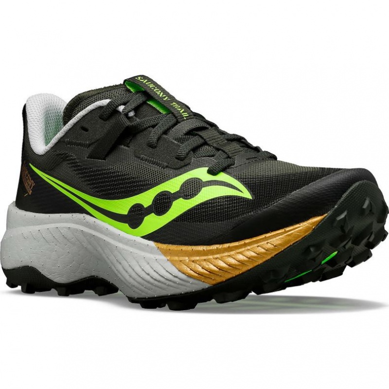 Black Men's Saucony Endorphin Edge Trail Running Shoes | SG-XDKGB