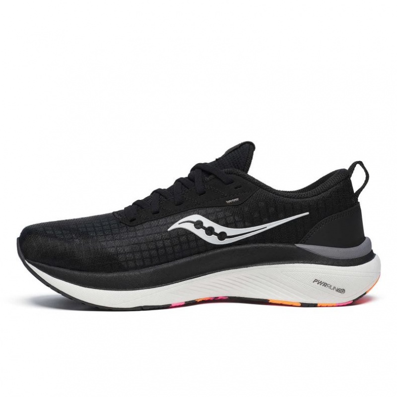 Black Men's Saucony Freedom Crossport Running Shoes | SG-HSQJM