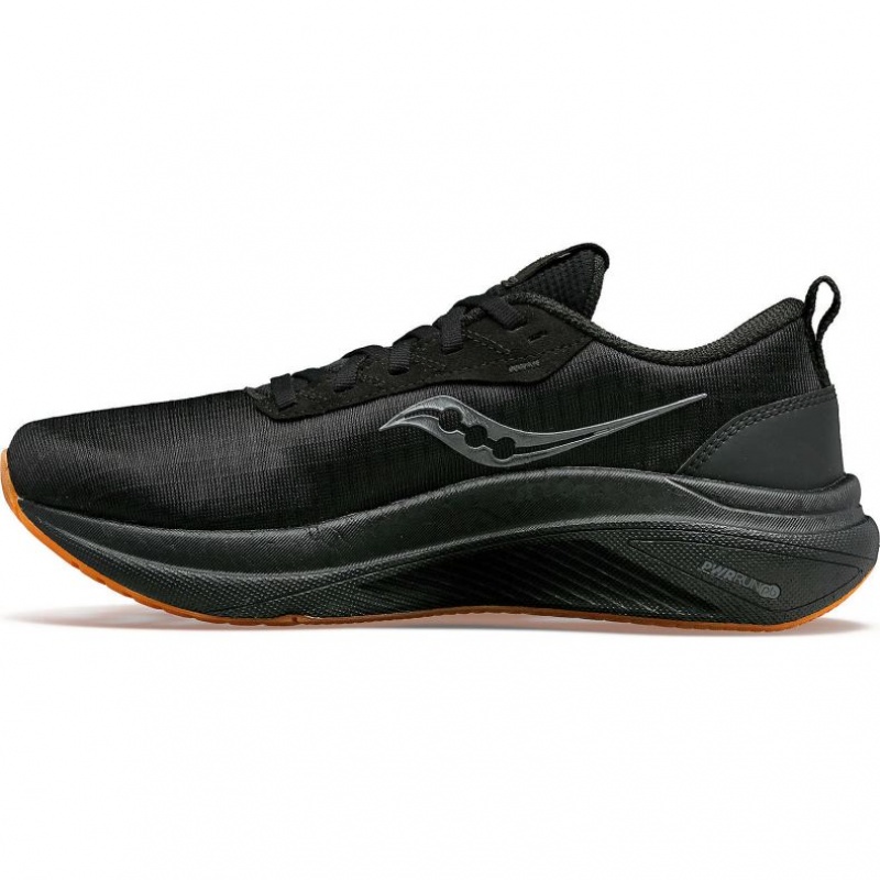 Black Men's Saucony Freedom Crossport Running Shoes | SINGAPORE-VODFM