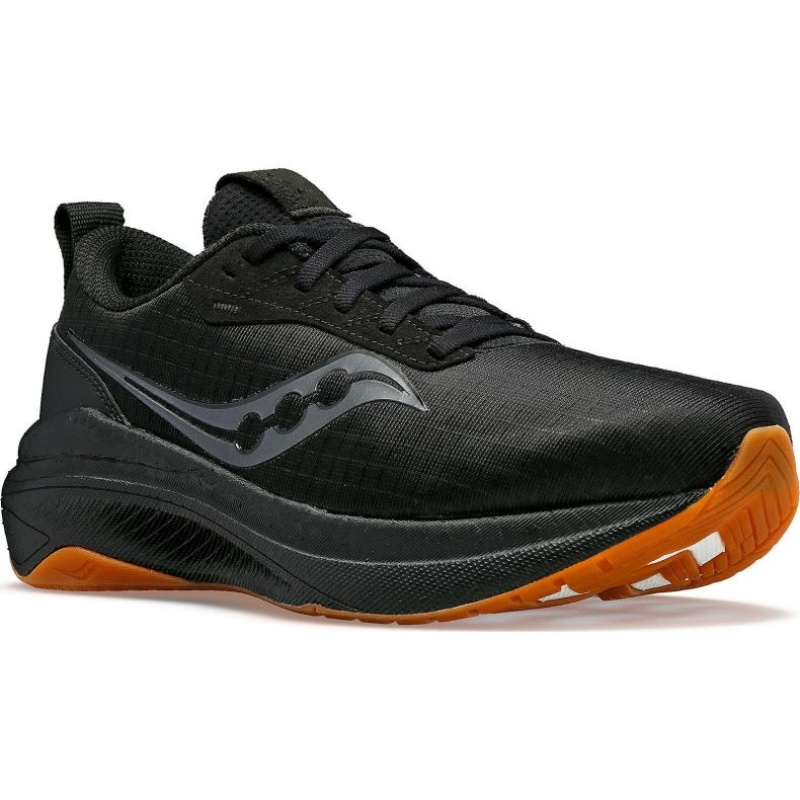 Black Men's Saucony Freedom Crossport Running Shoes | SINGAPORE-VODFM