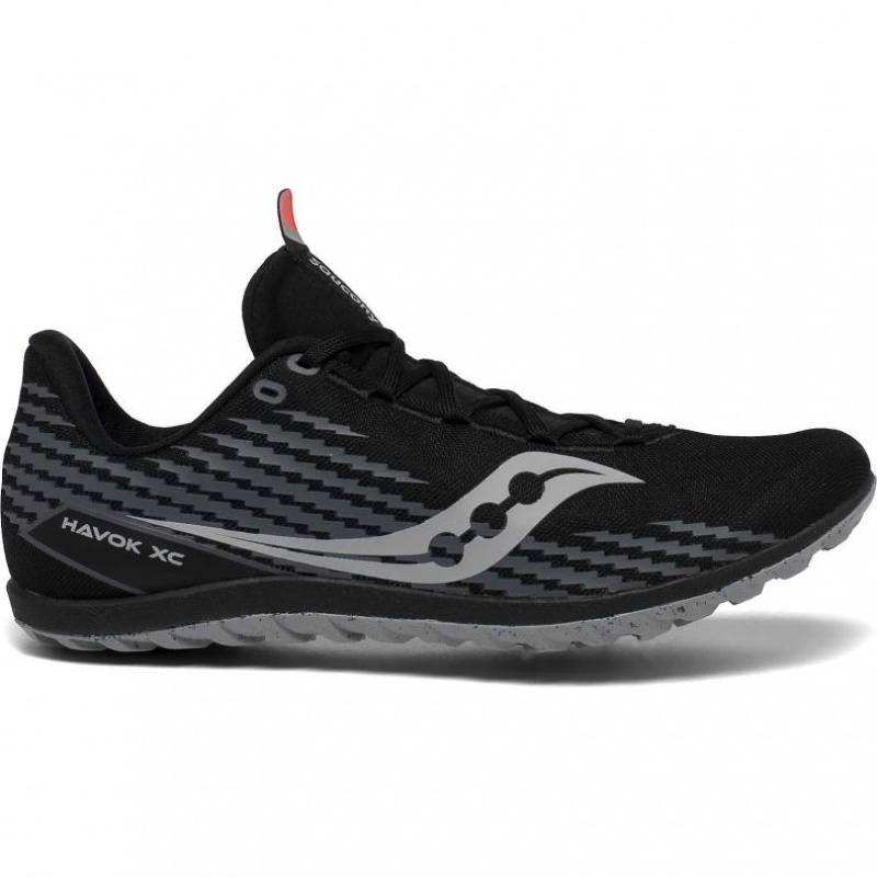 Black Men\'s Saucony Havok XC 3 Spikes | SINGAPORE-FGCUR