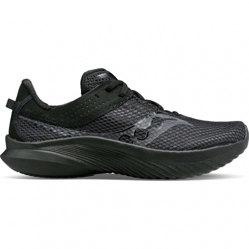 Black Men\'s Saucony Kinvara 14 Running Shoes | SG-QIBRT