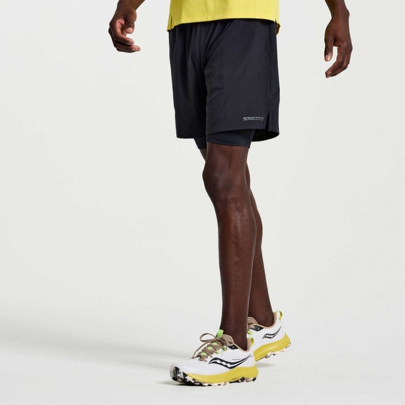 Black Men's Saucony Outpace 7