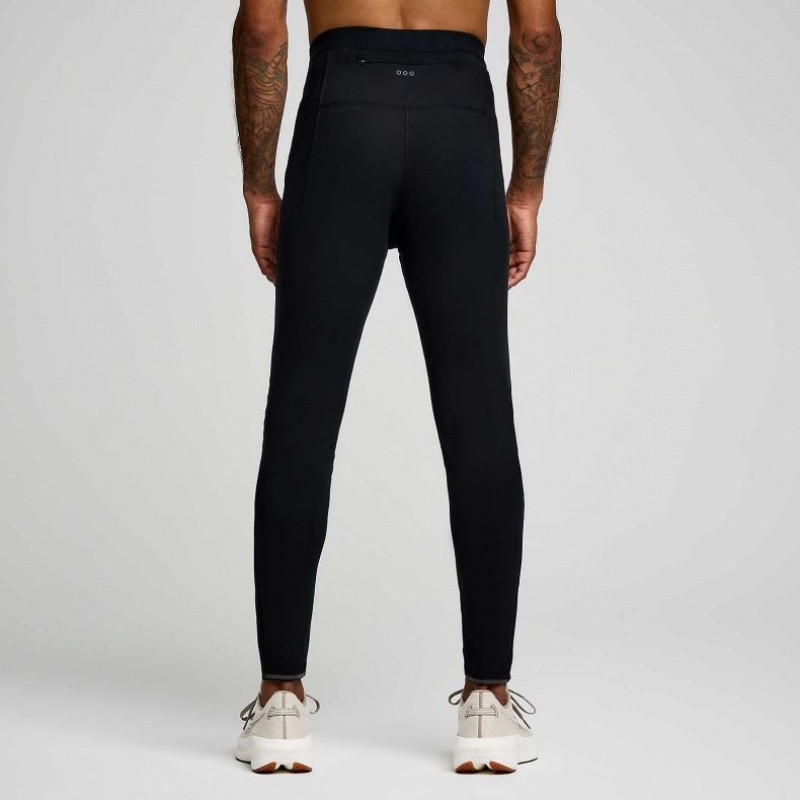 Black Men's Saucony Solstice Tight | SINGAPORE-SWXHD