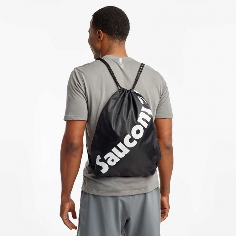 Black Men's Saucony String Bag | SINGAPORE-QXVGM