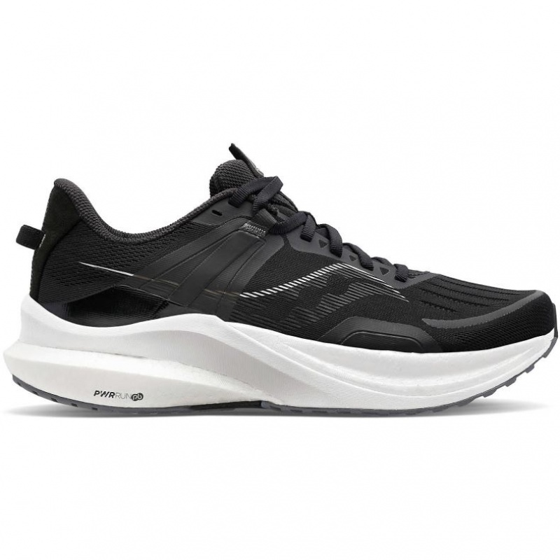 Black Men\'s Saucony Tempus Running Shoes | SINGAPORE-ZRMPN