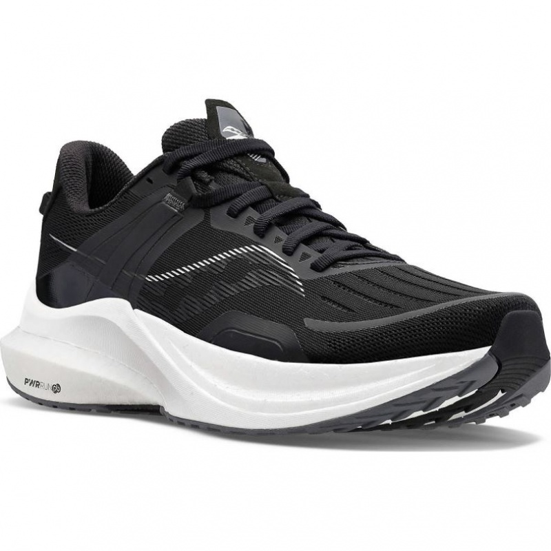 Black Men's Saucony Tempus Wide Running Shoes | SG-RMNQZ