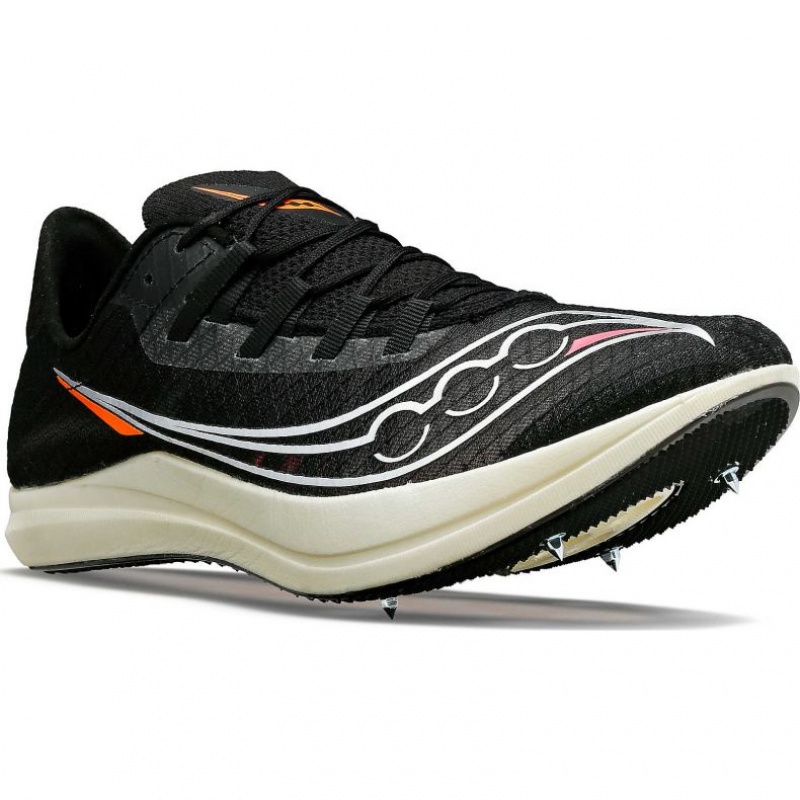 Black Men's Saucony Terminal VT Running Shoes | SINGAPORE-UALZP