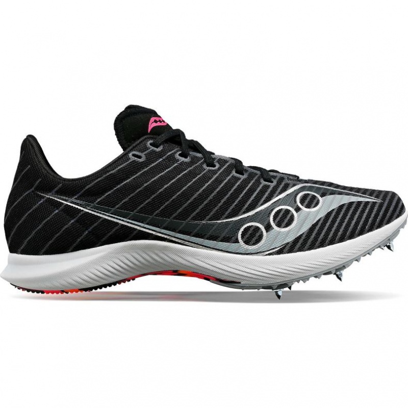 Black Men\'s Saucony Velocity MP Running Shoes | SG-HDNBT