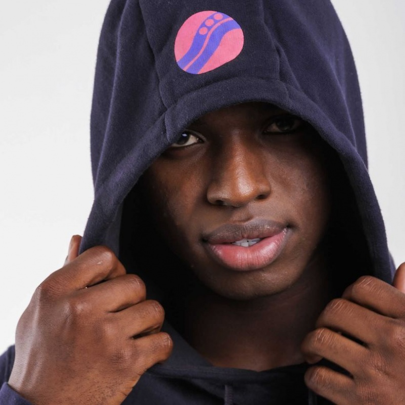 Black Men's Saucony X Frank Cooke Rested Hoodie | SINGAPORE-TUFNS