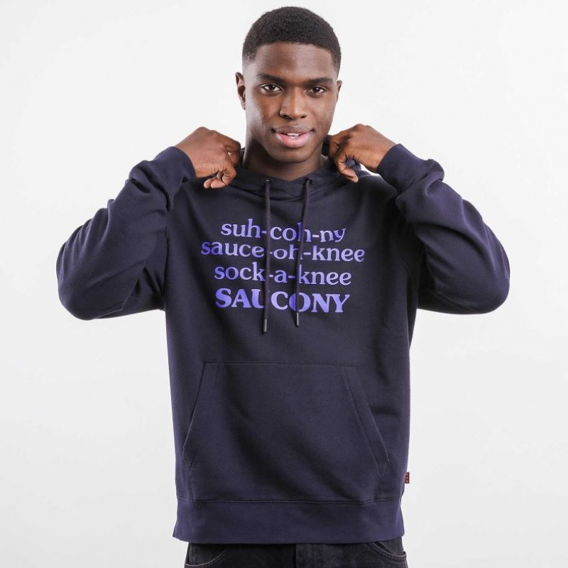 Black Men\'s Saucony X Frank Cooke Rested Hoodie | SINGAPORE-TUFNS