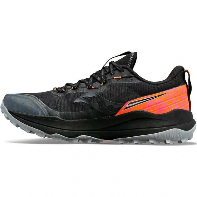 Black Men's Saucony Xodus Ultra 2 Trail Running Shoes | SG-EDXOC