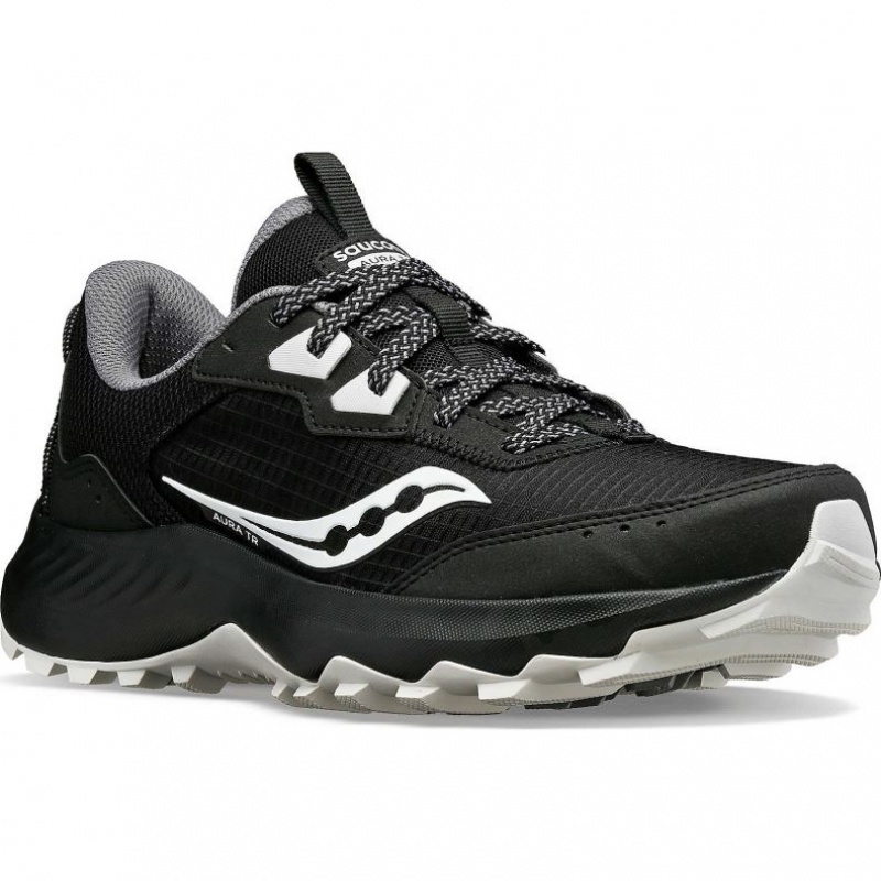 Black Women's Saucony Aura TR Running Shoes | SG-YGQSL