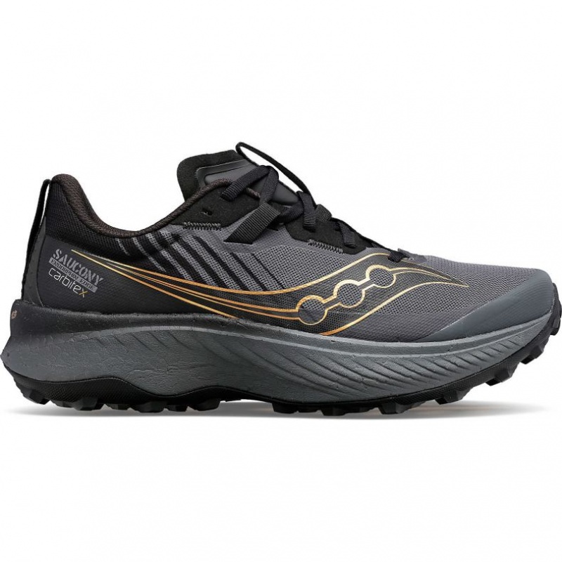 Black Women\'s Saucony Endorphin Edge Trail Running Shoes | SG-LGHBN