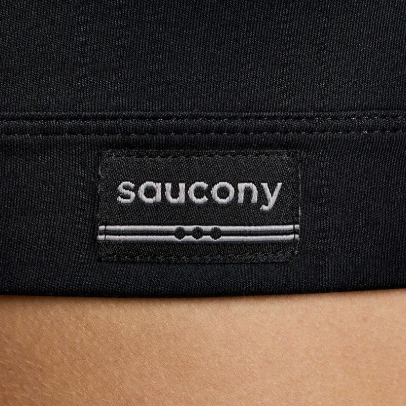 Black Women's Saucony Fortify Bra | SG-EIXRH