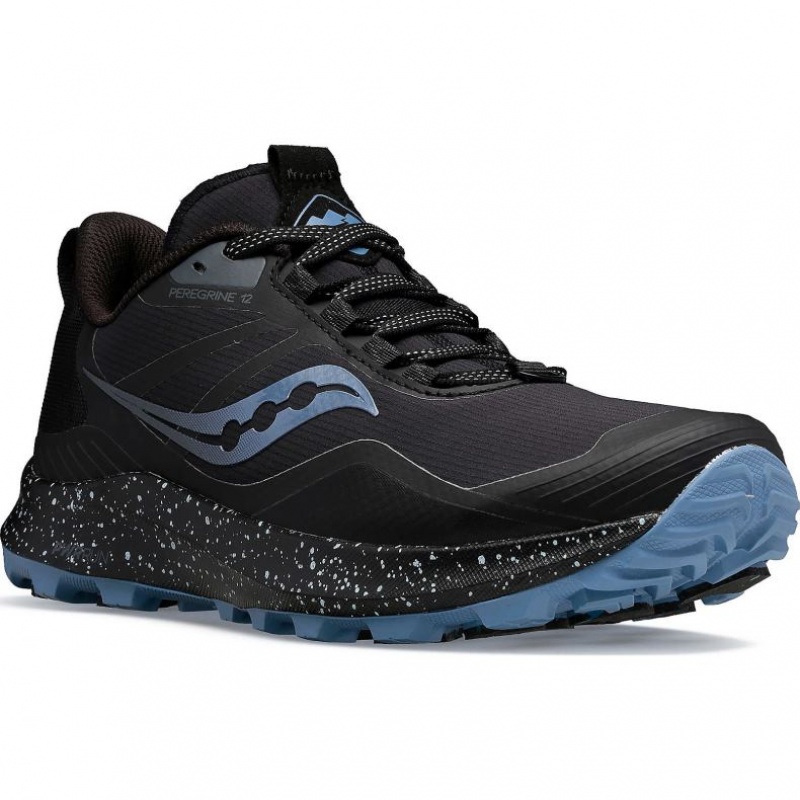 Black Women's Saucony Peregrine ICE+ 3 Trail Running Shoes | SG-FGYTE