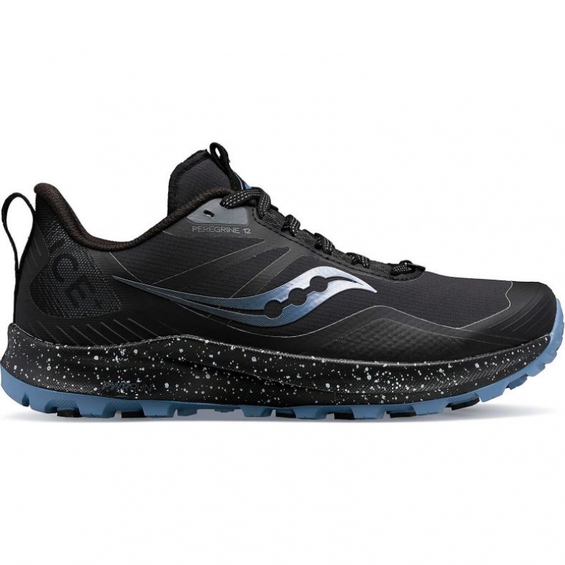 Black Women\'s Saucony Peregrine ICE+ 3 Trail Running Shoes | SG-FGYTE