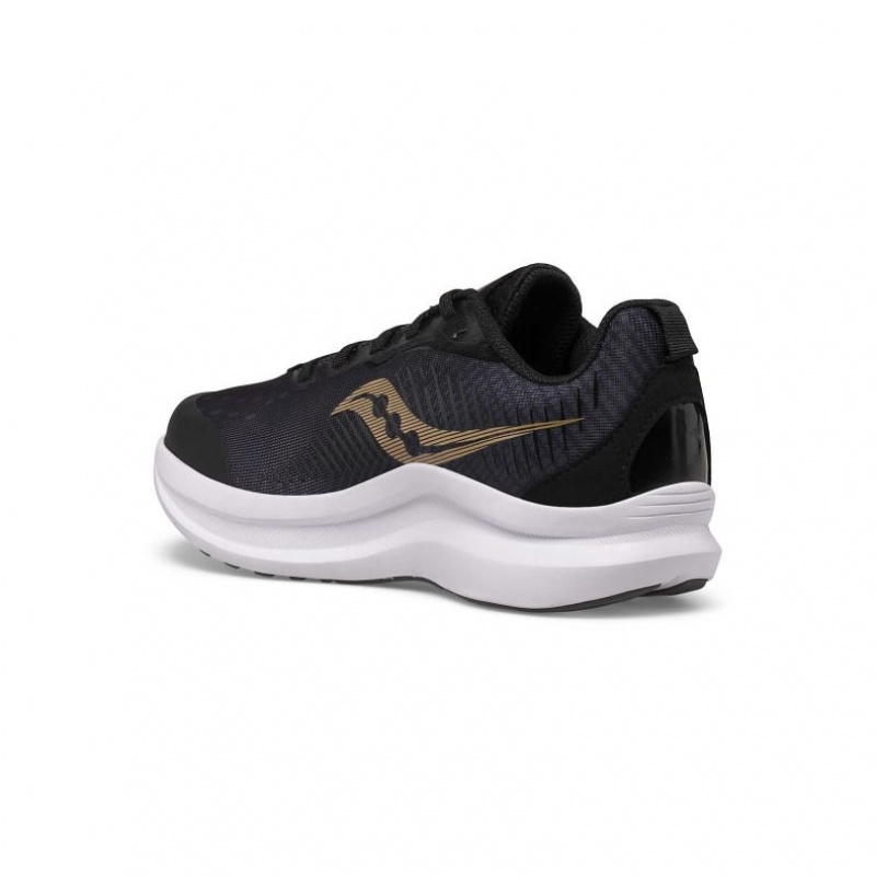 Black / Gold Big Kids' Saucony Endorphin KDZ Sneakers | SG-BLKFA