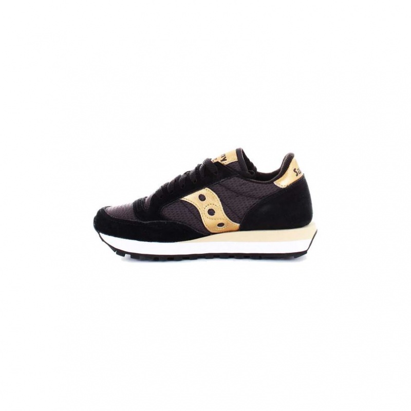 Black / Gold Women's Saucony Jazz Original Sneakers | SINGAPORE-QJDCG