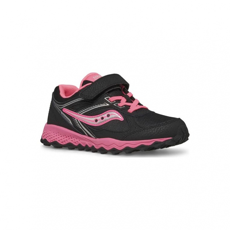 Black / Pink Big Kids' Saucony Cohesion TR14 A/C Sneakers | SINGAPORE-SYXBL