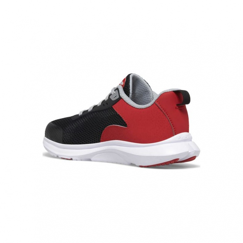 Black / Red Big Kids' Saucony Axon 3 Sneakers | SINGAPORE-BJZXO