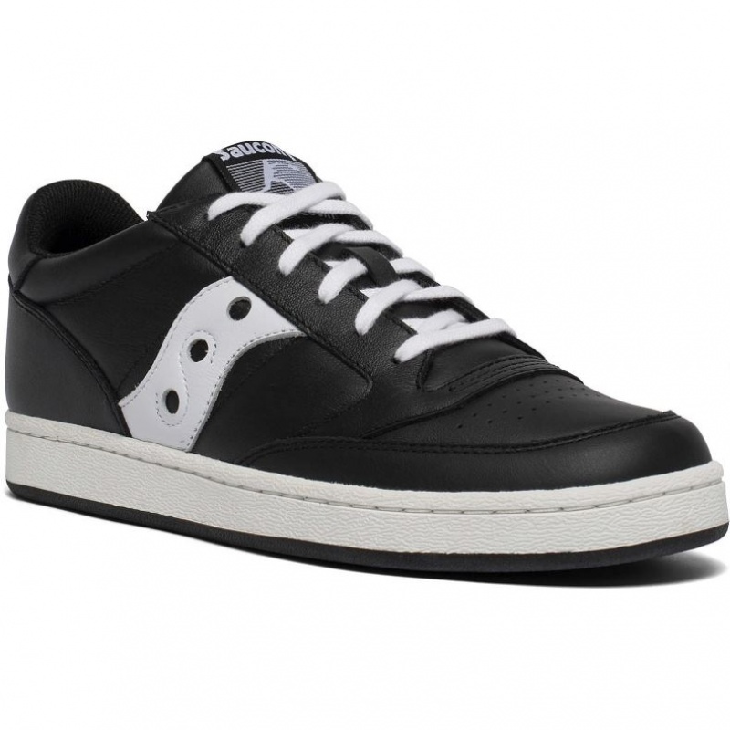 Black / White Men's Saucony Jazz Court Sneakers | SINGAPORE-DGIVK