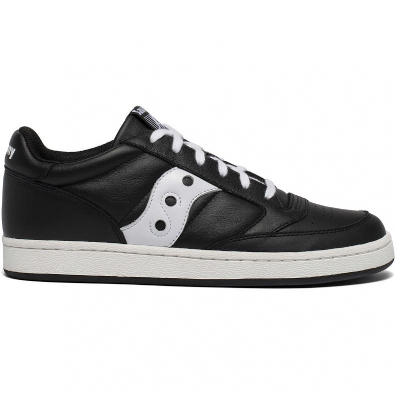 Black / White Men\'s Saucony Jazz Court Sneakers | SINGAPORE-DGIVK