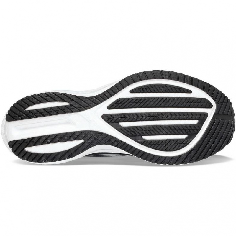 Black / White Men's Saucony Triumph 21 Wide Running Shoes | SINGAPORE-CBGEK