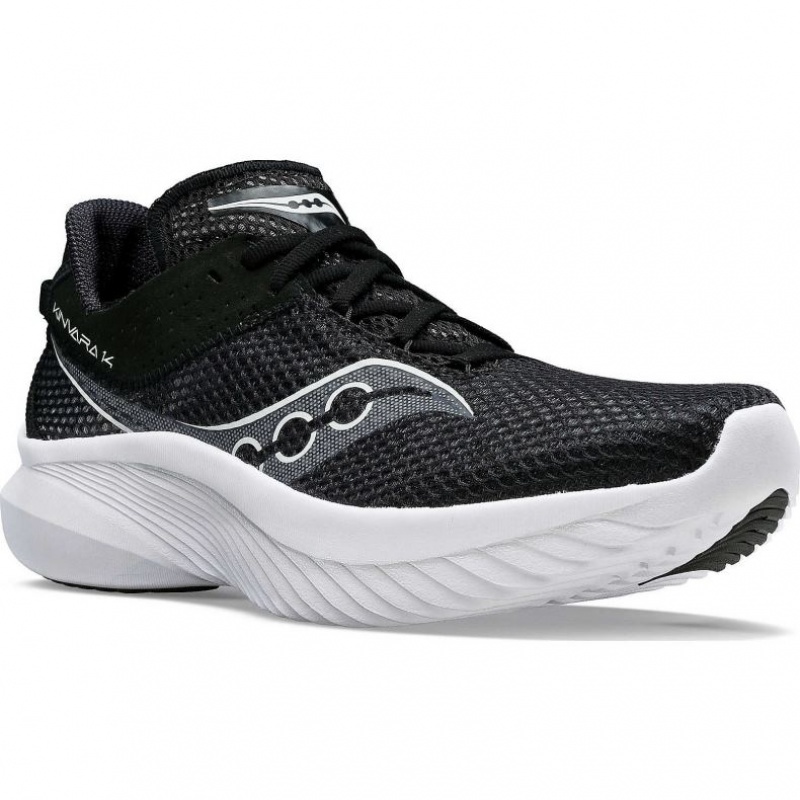 Black / White Women's Saucony Kinvara 14 Running Shoes | SINGAPORE-PTIXU