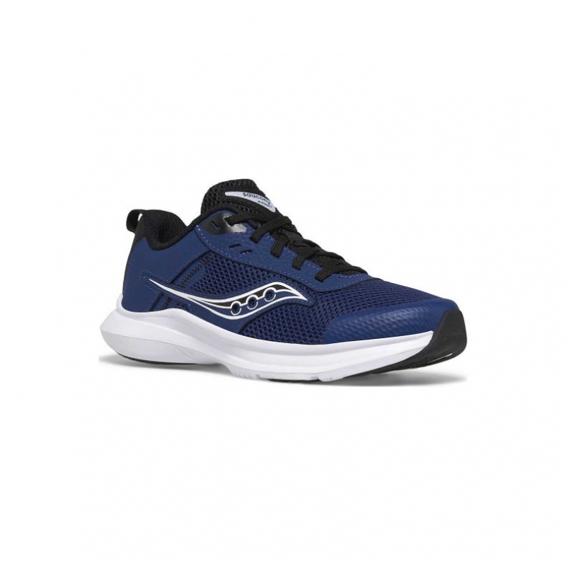 Blue Big Kids' Saucony Axon 3 Sneakers | SINGAPORE-XVYED