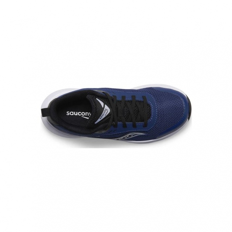 Blue Big Kids' Saucony Axon 3 Sneakers | SINGAPORE-XVYED