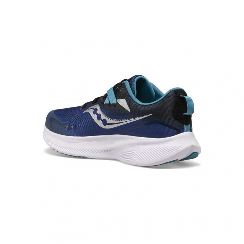 Blue Big Kids' Saucony Ride 15 Sneakers | SG-ORXFT