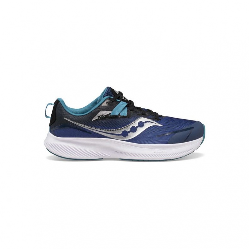 Blue Big Kids\' Saucony Ride 15 Sneakers | SG-ORXFT